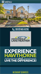Mobile Screenshot of hawthorneatlakeheather.com